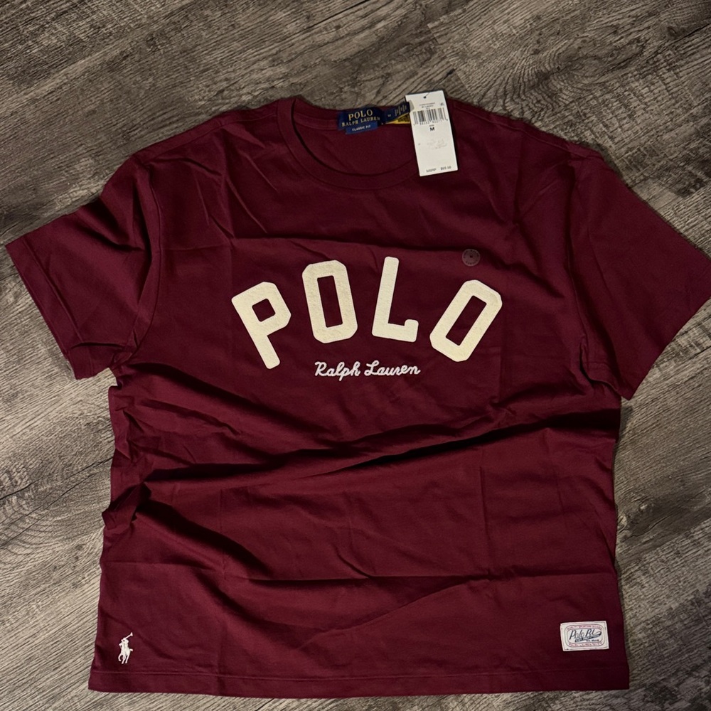 Polo by Ralph Lauren Men's Maroon Tee